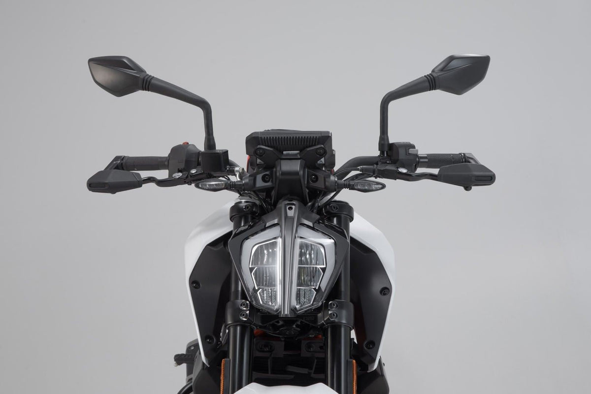 Lever Guards KTM 390 Duke (17-) with Wind Protection Black - SW-Motech UK