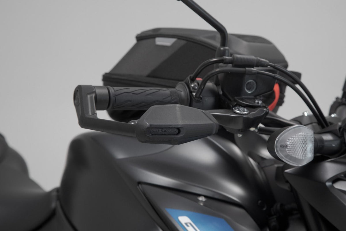 Lever Guards Suzuki GSX-S 750 (16-), GSX-S 1000 (15-) with Wind Protection Black - SW-Motech UK