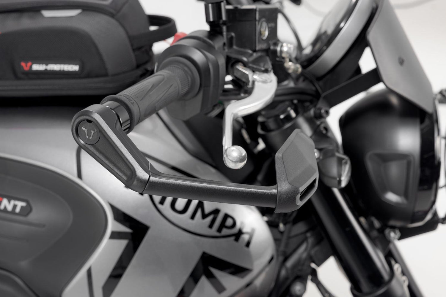 Lever Guards Triumph Trident 660 (21 - ) with Wind Protection Black - SW - Motech UK
