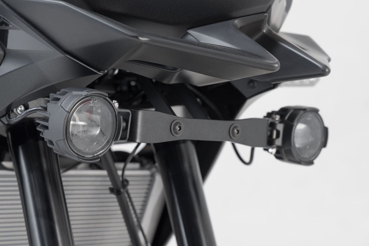 Light mounts Kawasaki Versys 650 (21 - ) Black - SW - Motech UK