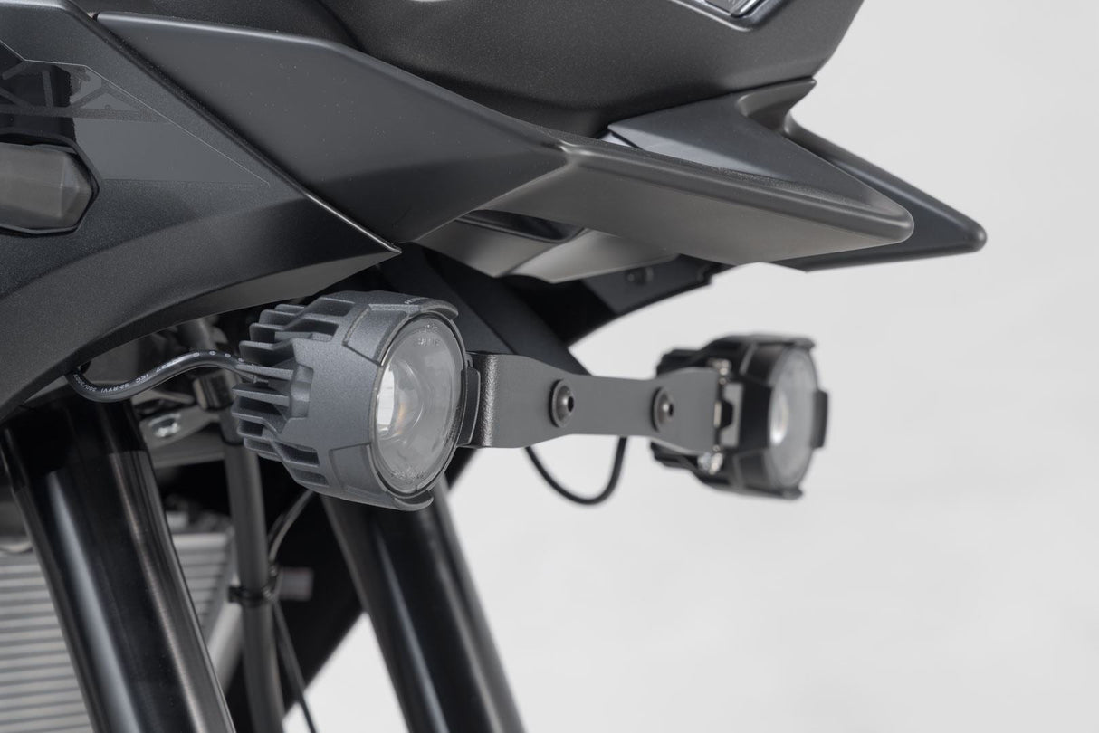 Light mounts Kawasaki Versys 650 (21 - ) Black - SW - Motech UK