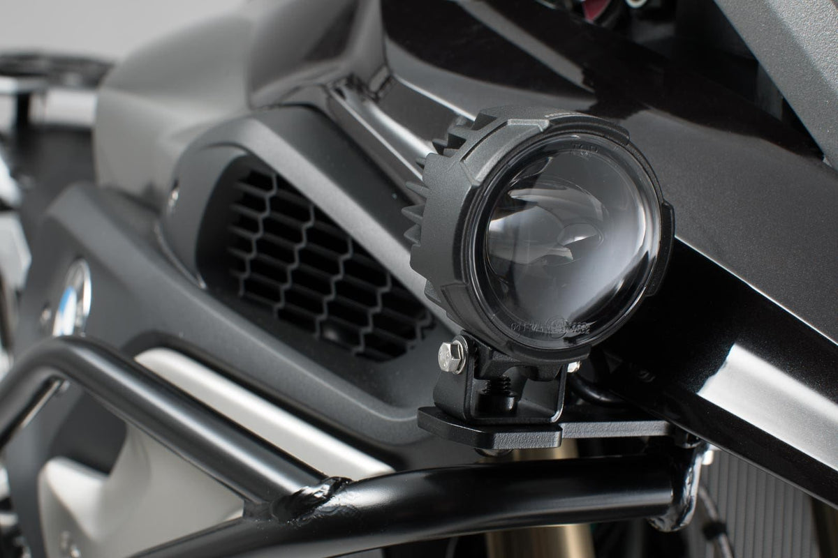 Light Mounts Original BMW Fog Lights BMW R1200GS LC (12-) / Rally (17-) Black - SW-Motech UK