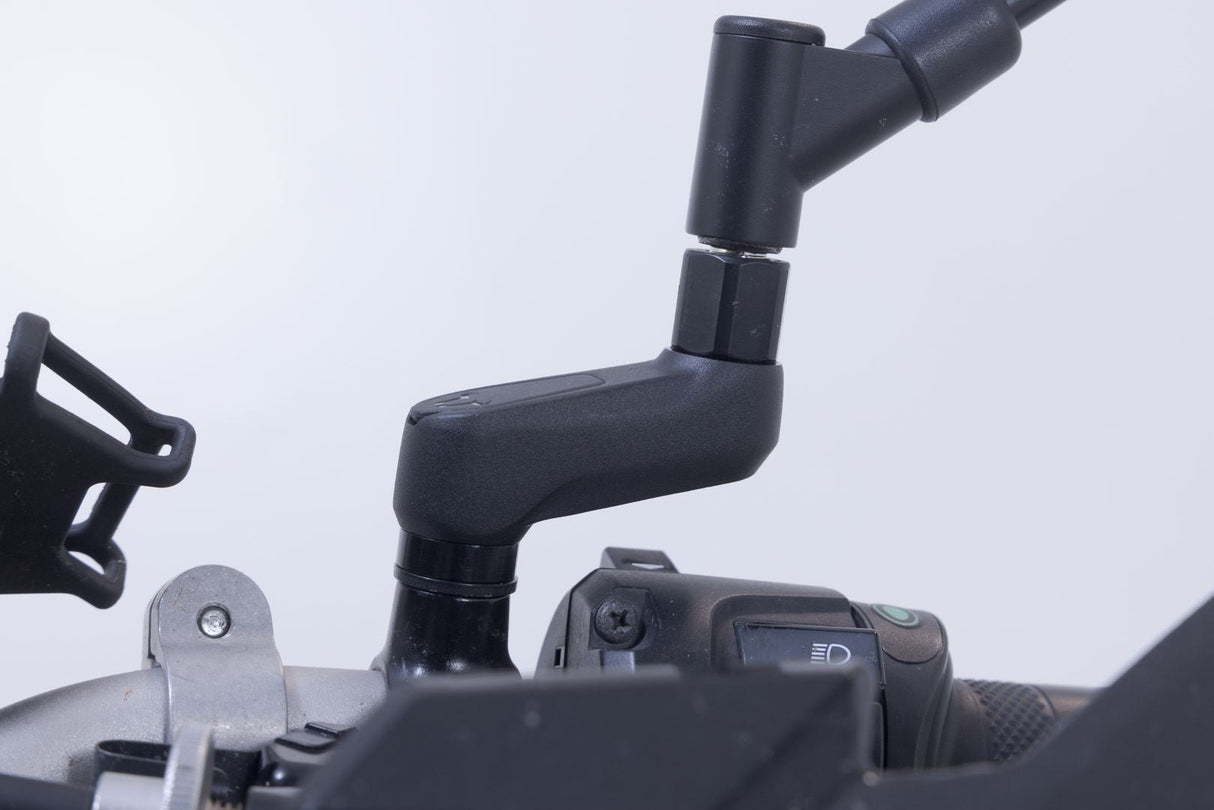 Mirror Extension Yamaha/KTM/Ducati extension: 40 mm Max Black - SW - Motech UK