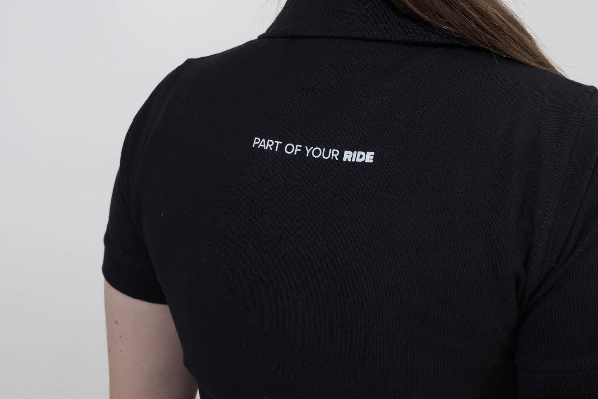 Polo shirt Core Line. Black. Women. Size S. - SW - Motech UK