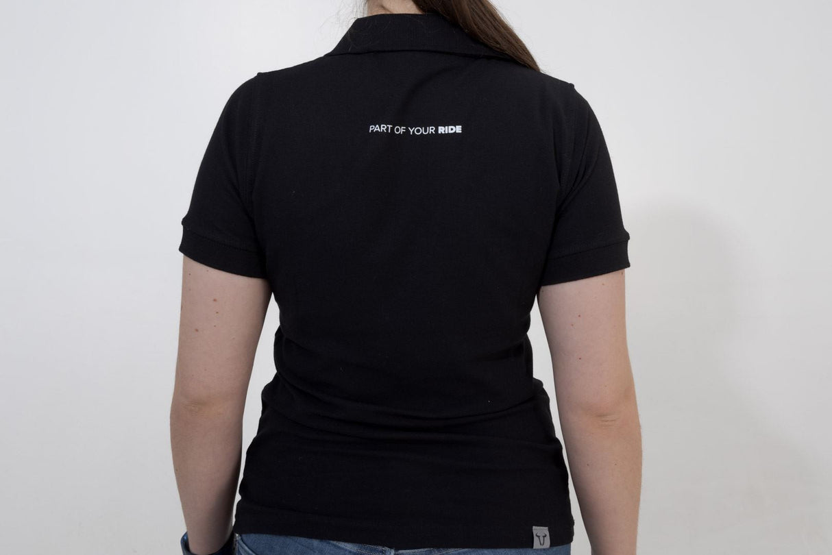 Polo shirt Core Line. Black. Women. Size XS. - SW - Motech UK