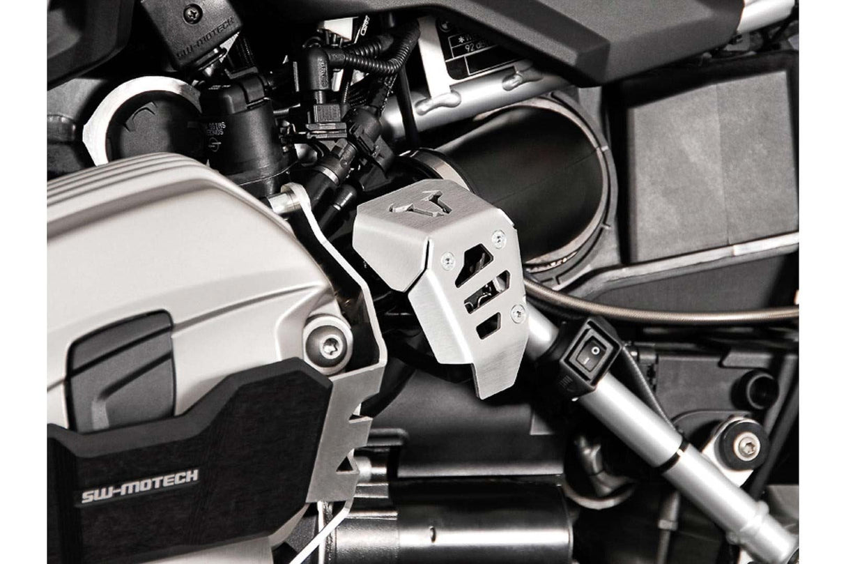 Potentiometer guard BMW R 1200 GS (08 - 12) / R nineT (14 - ). Silver - SW - Motech UK