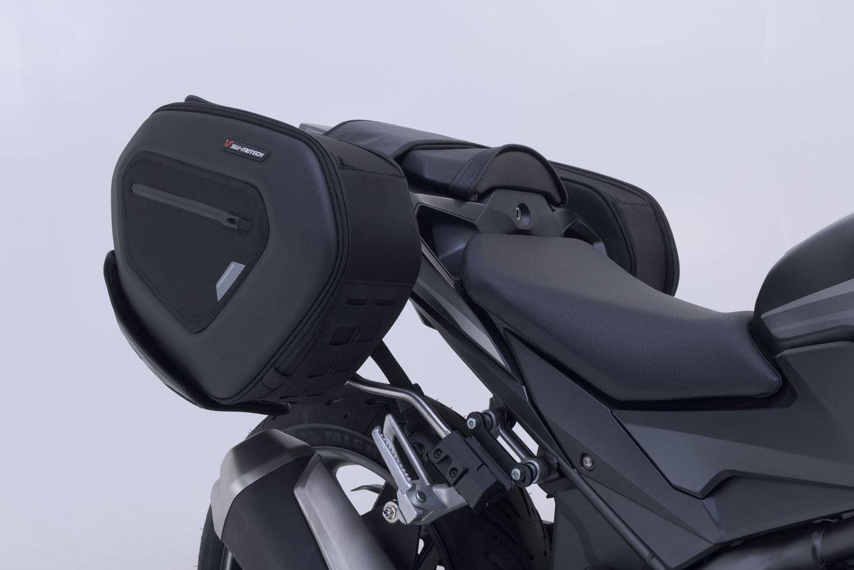 PRO BLAZE H saddlebag set Black. Honda CBR300R, CBR500R/ CB500F (16 - ). - SW - Motech UK