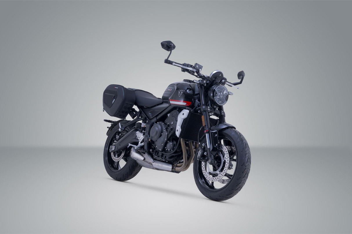 PRO BLAZE H saddlebag set Black. Triumph Trident 660 / Daytona 660. - SW - Motech UK