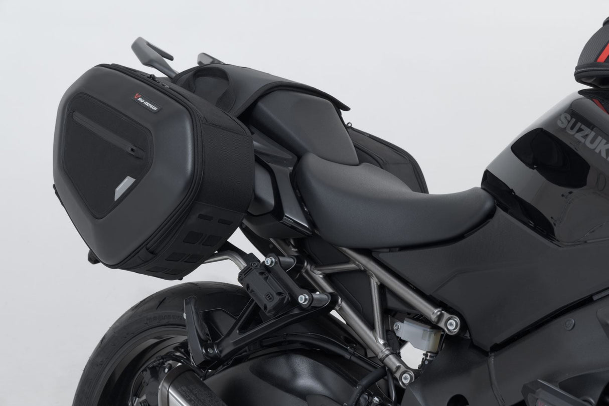 PRO BLAZE H saddlebag set Suzuki GSX - S 1000 GT (21 - ) Black - SW - Motech UK