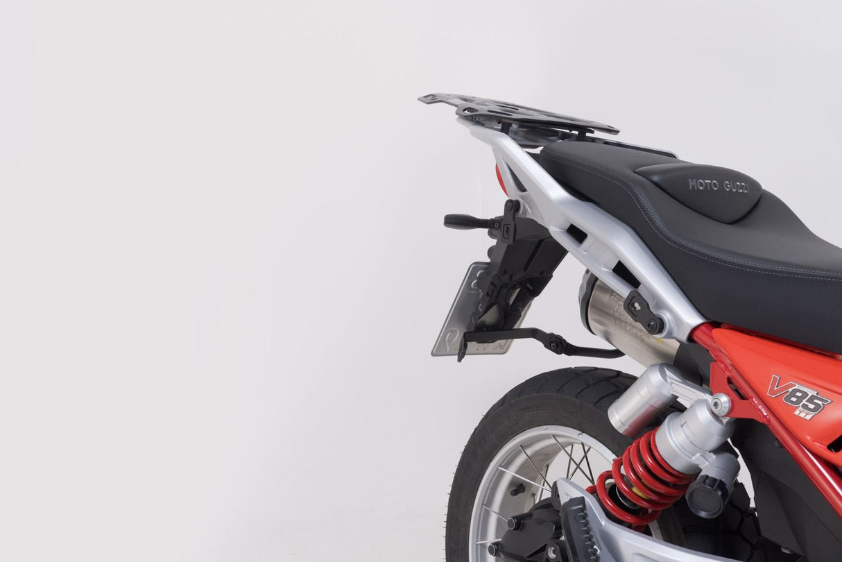 PRO side carrier Black. Moto Guzzi V85 TT / Strada (24 - ). - SW - Motech UK