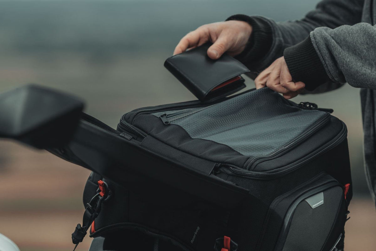 PRO Tail Bag Rearbag 1680D Ballistic Nylon 22-34 litre Black/Anthracite - SW-Motech UK