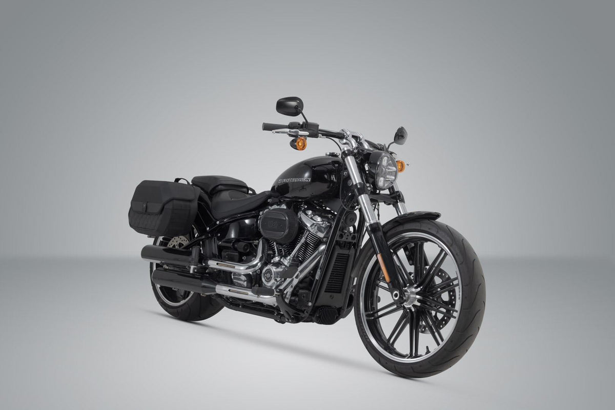 SLH Side Carrier LH1 Left Harley Davidson FatBoy /S, Breakout/S (17-) - SW-Motech UK