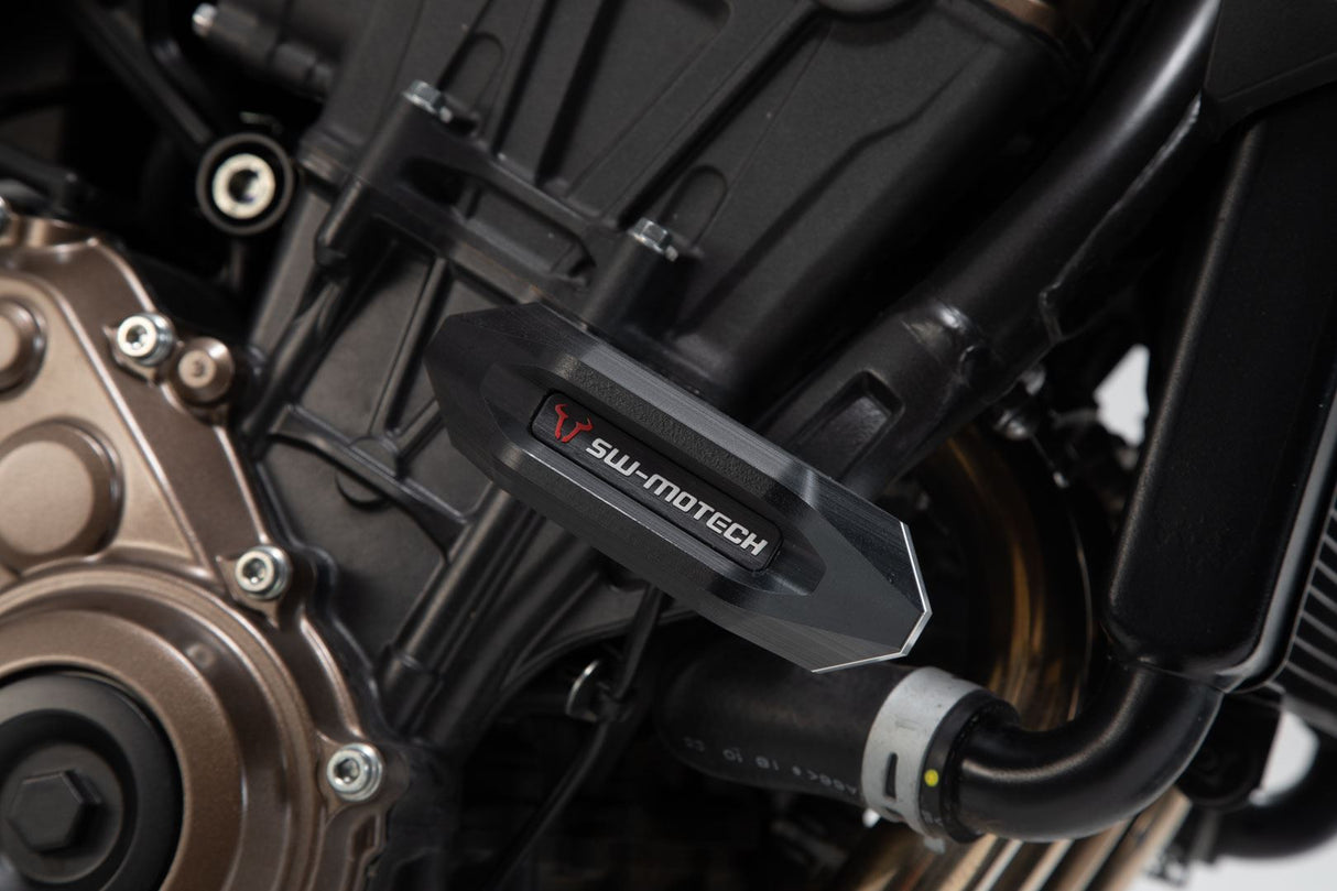 Slider set for frame Black Honda CB650R (19 - ) - SW - Motech UK
