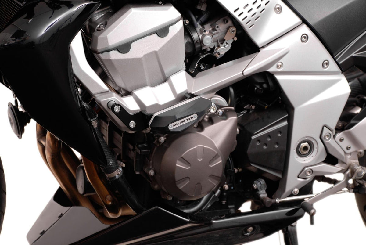 Slider set for frame Black Kawasaki Z750 (07-12) Z750R (11-12) - SW-Motech UK
