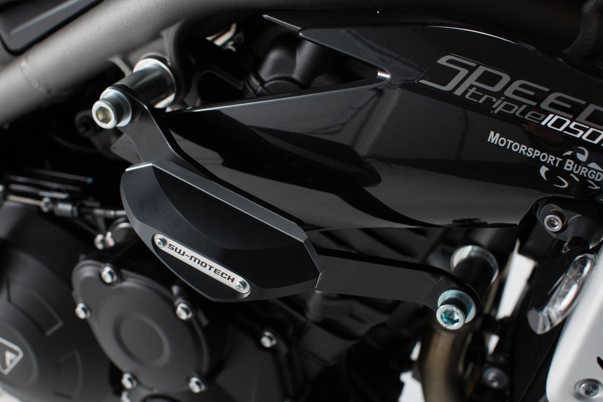 Slider Set For Frame Black Triumph Speed Triple 1050 (10-) - SW-Motech UK