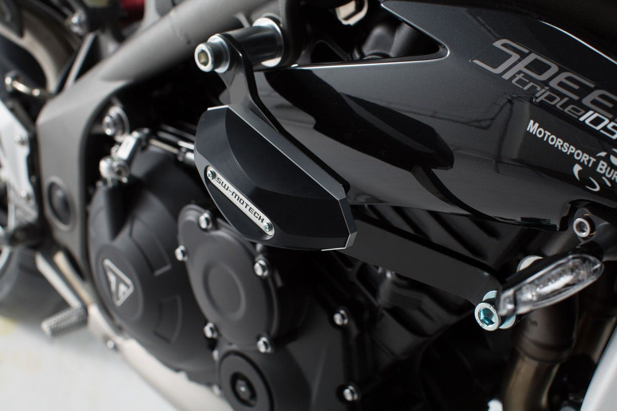 Slider Set For Frame Black Triumph Speed Triple 1050 (10-) - SW-Motech UK