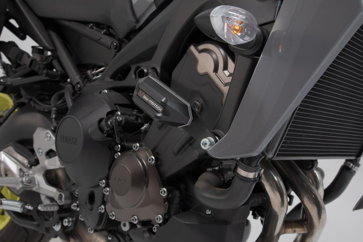 Slider set for frame Black Yamaha MT - 09/Tracer, XSR900/Abarth - SW - Motech UK