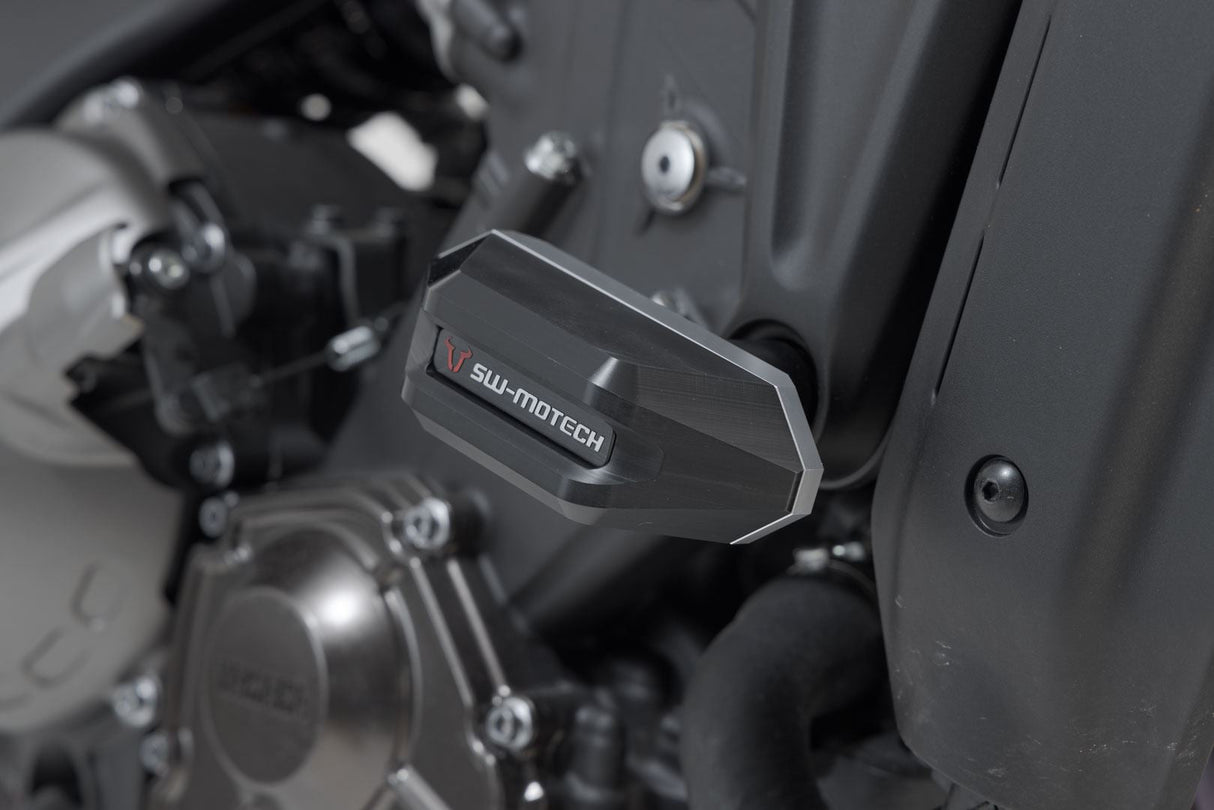 Slider Set for frame Yamaha Tracer 9 (20 - ) Black - SW - Motech UK