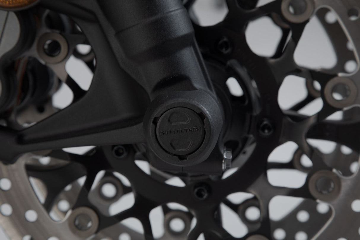 Slider Set for Front Axle Honda CB 1000 R (18 - ) Black - SW - Motech UK