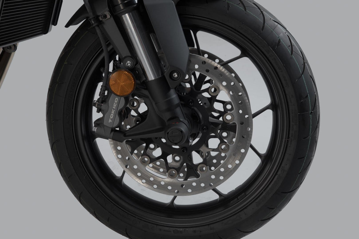 Slider Set for Front Axle Honda CB 1000 R (18 - ) Black - SW - Motech UK