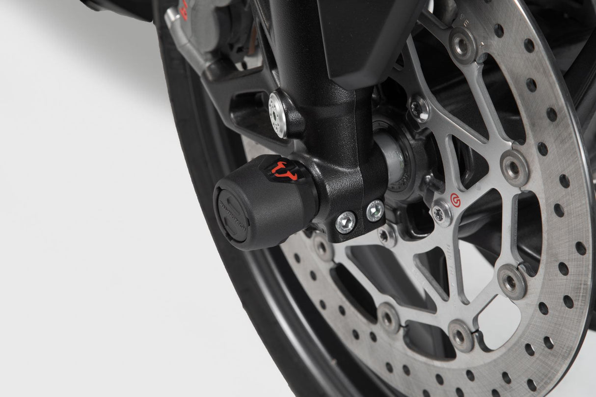 Slider Set for Front Axle Kawasaki V - Strom 1000 (14 - 19) / 1050 (19 - ), Yamaha MT - 10 Black - SW - Motech UK