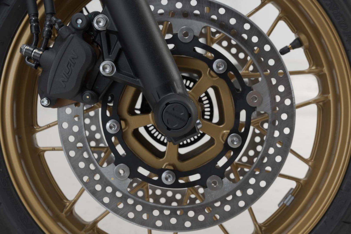 Slider Set for Front Axle Kawasaki Z650 (16 - ), Ninja 650 (16 - ) Black - SW - Motech UK