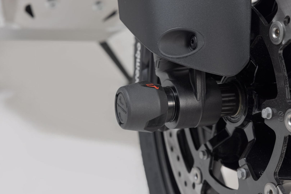 Slider Set for Front Axle KTM 790 Adventure/ 790 Adventure R Black - SW - Motech UK