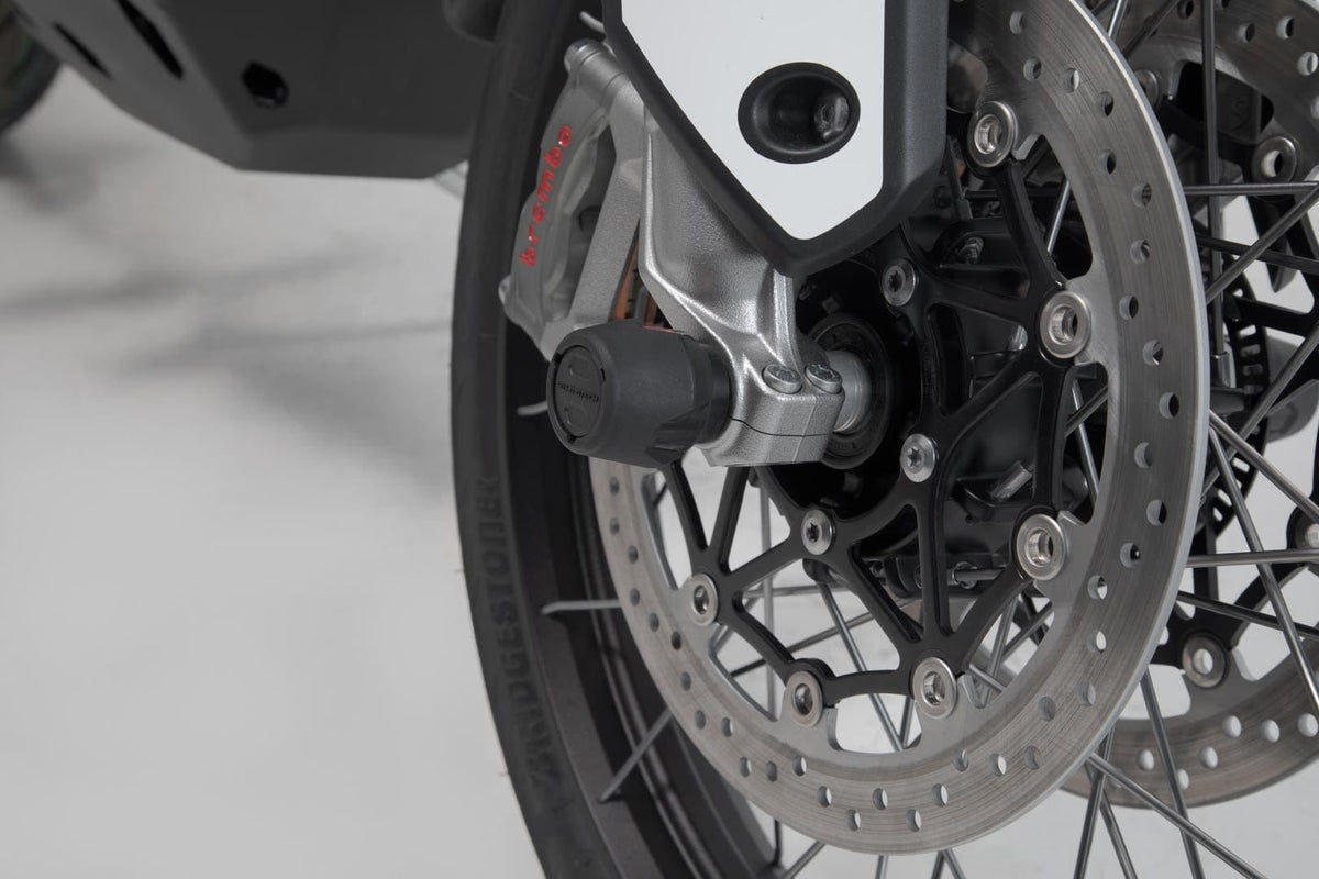 Slider Set for Front Axle Triumph, Honda, Yamaha Black - SW-Motech UK