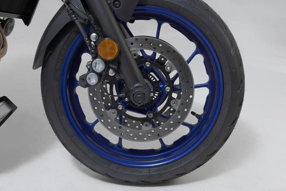 Slider Set for Front Axle Yamaha MT - 07 (14 - ) / Yamaha XSR700 (15 - ) Black - SW - Motech UK