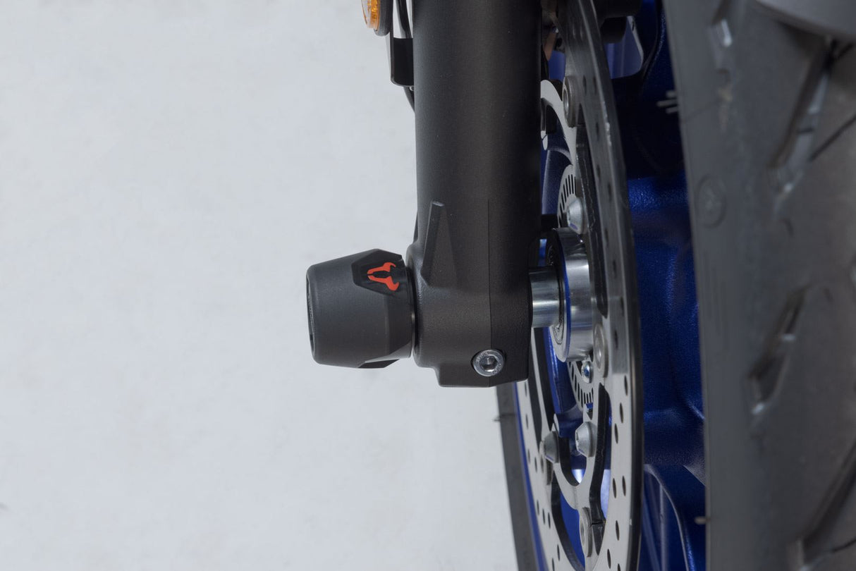 Slider Set for Front Axle Yamaha MT - 07 (14 - ) / Yamaha XSR700 (15 - ) Black - SW - Motech UK