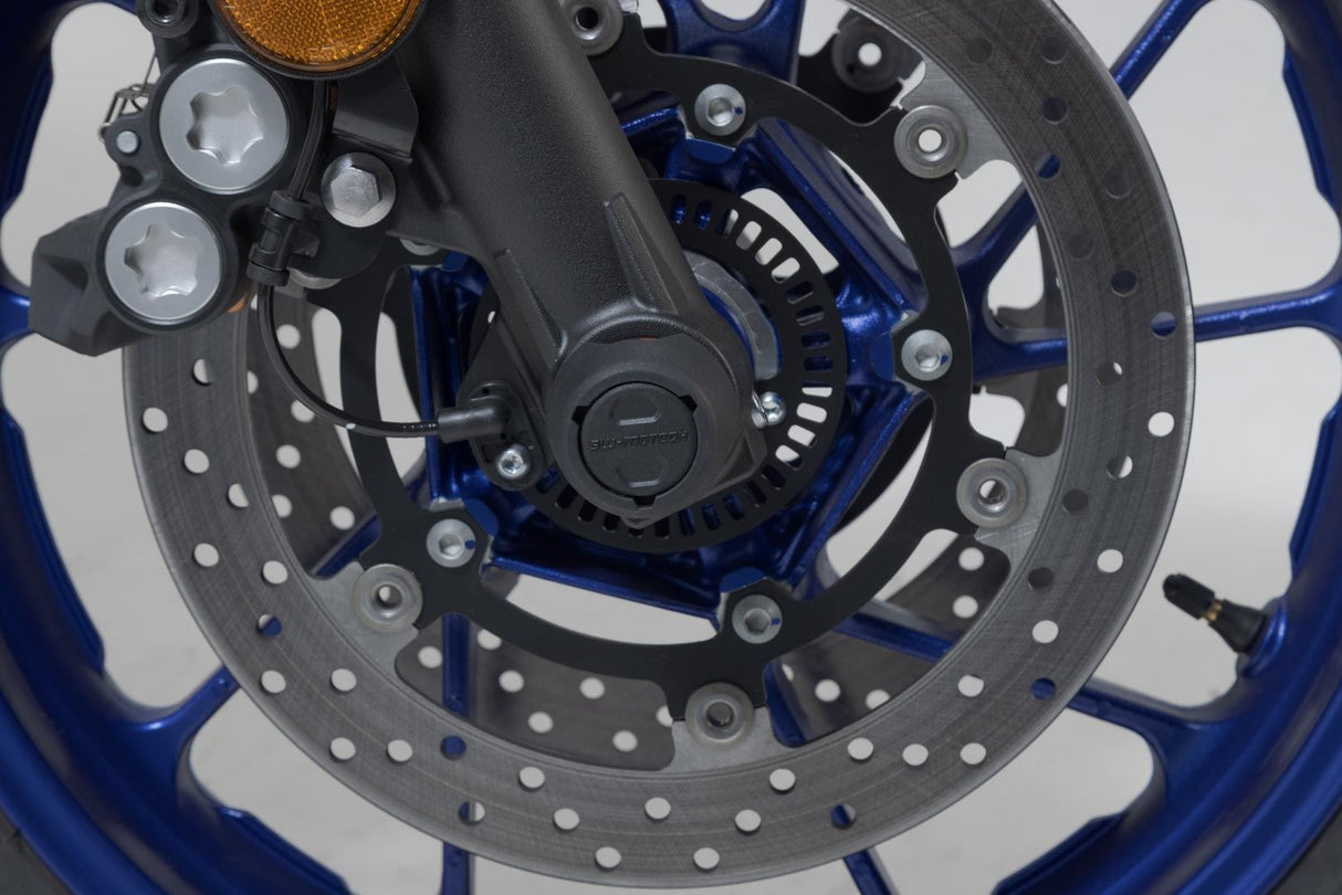 Slider Set for Front Axle Yamaha MT - 07 (14 - ) / Yamaha XSR700 (15 - ) Black - SW - Motech UK