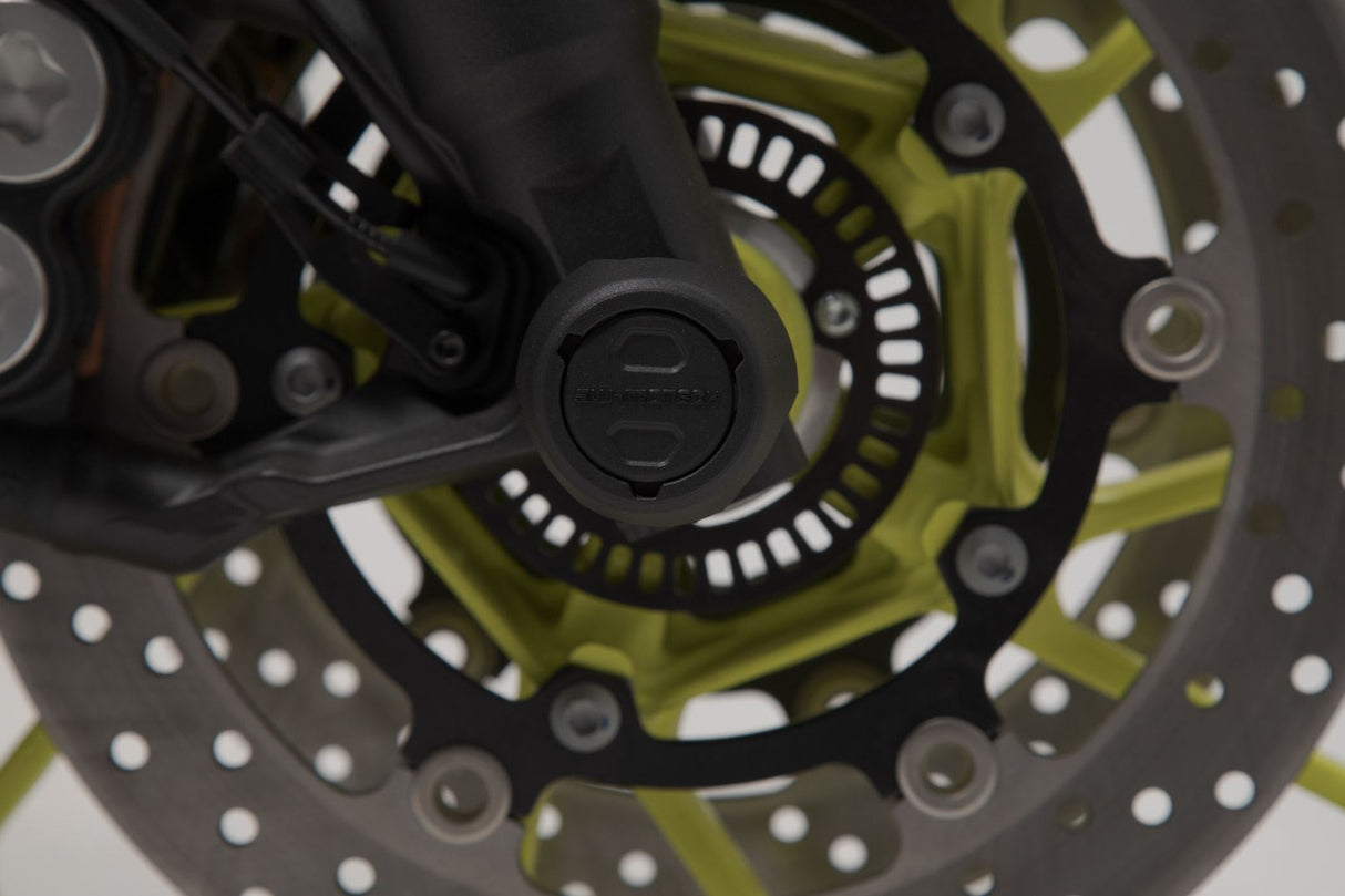 Slider Set for Front Axle Yamaha MT - 09/Tracer (16 - ), Tracer 900GT Black - SW - Motech UK