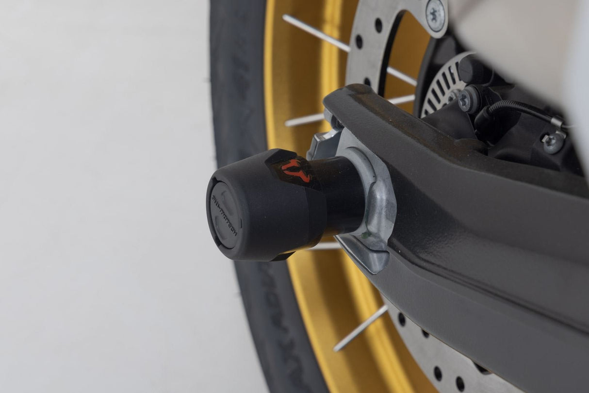 Slider Set for Rear Axle BMW S1000R, F750GS, F850GS/Adv, F900R/XR Black - SW - Motech UK