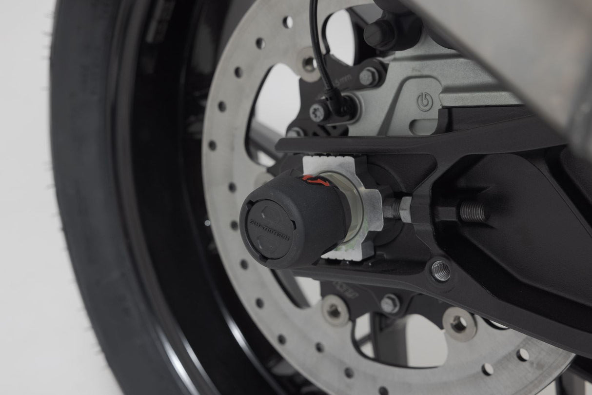 Slider Set for Rear Axle KTM 1050/1090/1190 Adv, 1290 SAdv Black - SW - Motech UK
