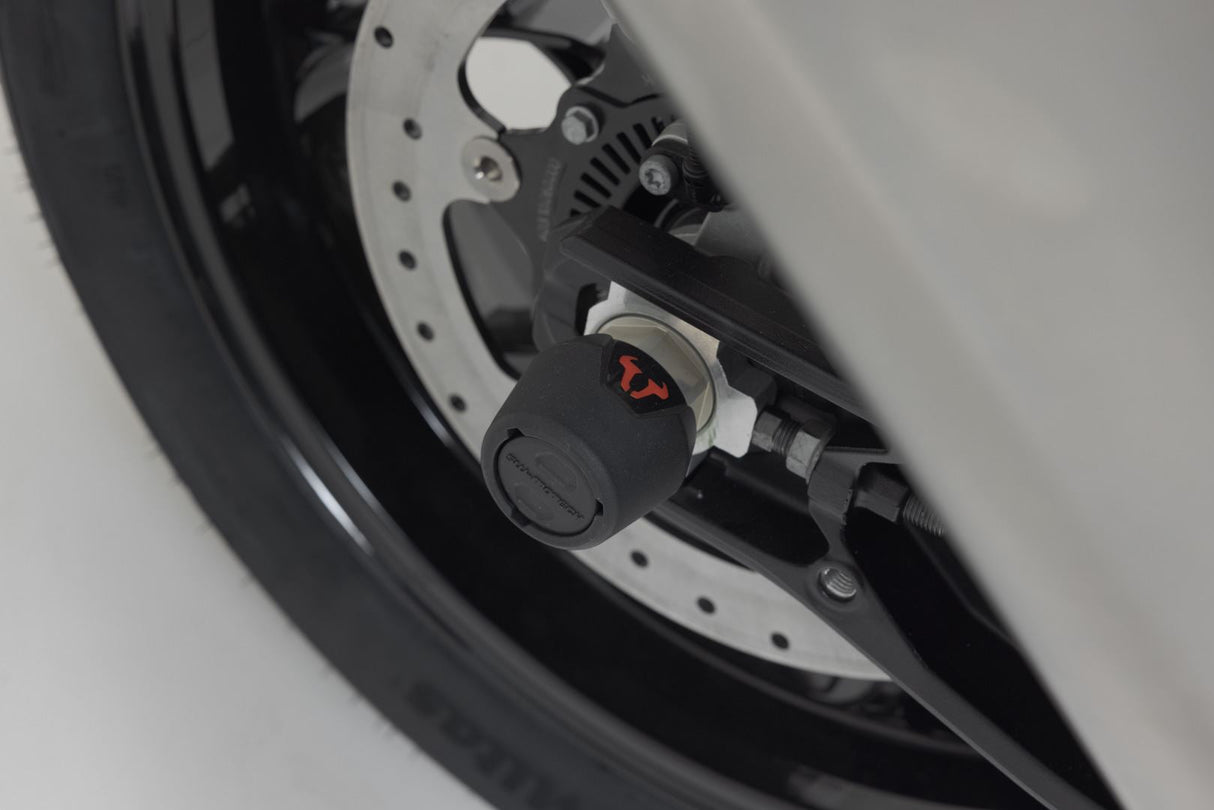 Slider Set for Rear Axle KTM 1050/1090/1190 Adv, 1290 SAdv Black - SW - Motech UK