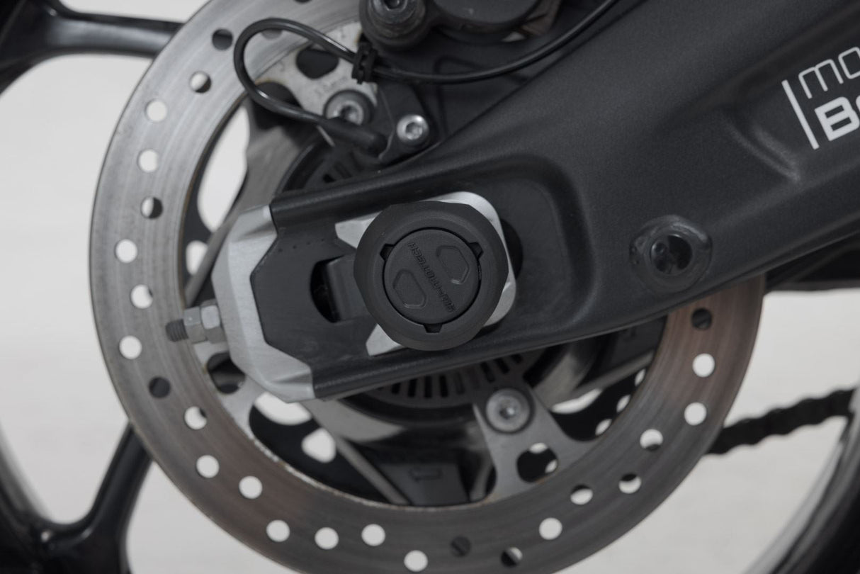 Slider Set for Rear Axle Triumph Trident 660 (21 - ) Black - SW - Motech UK