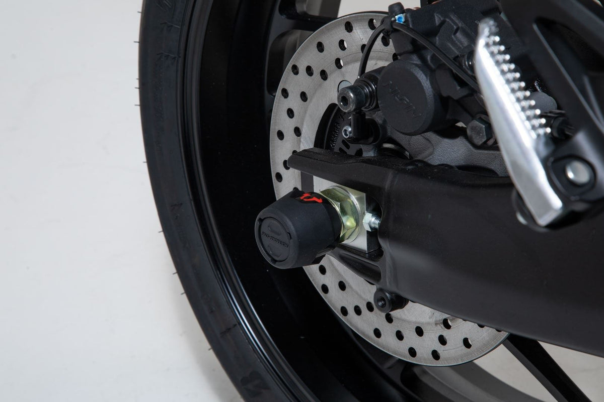 Slider Set for Rear Axle Yamaha Tracer 9 (20-) Black - SW-Motech UK