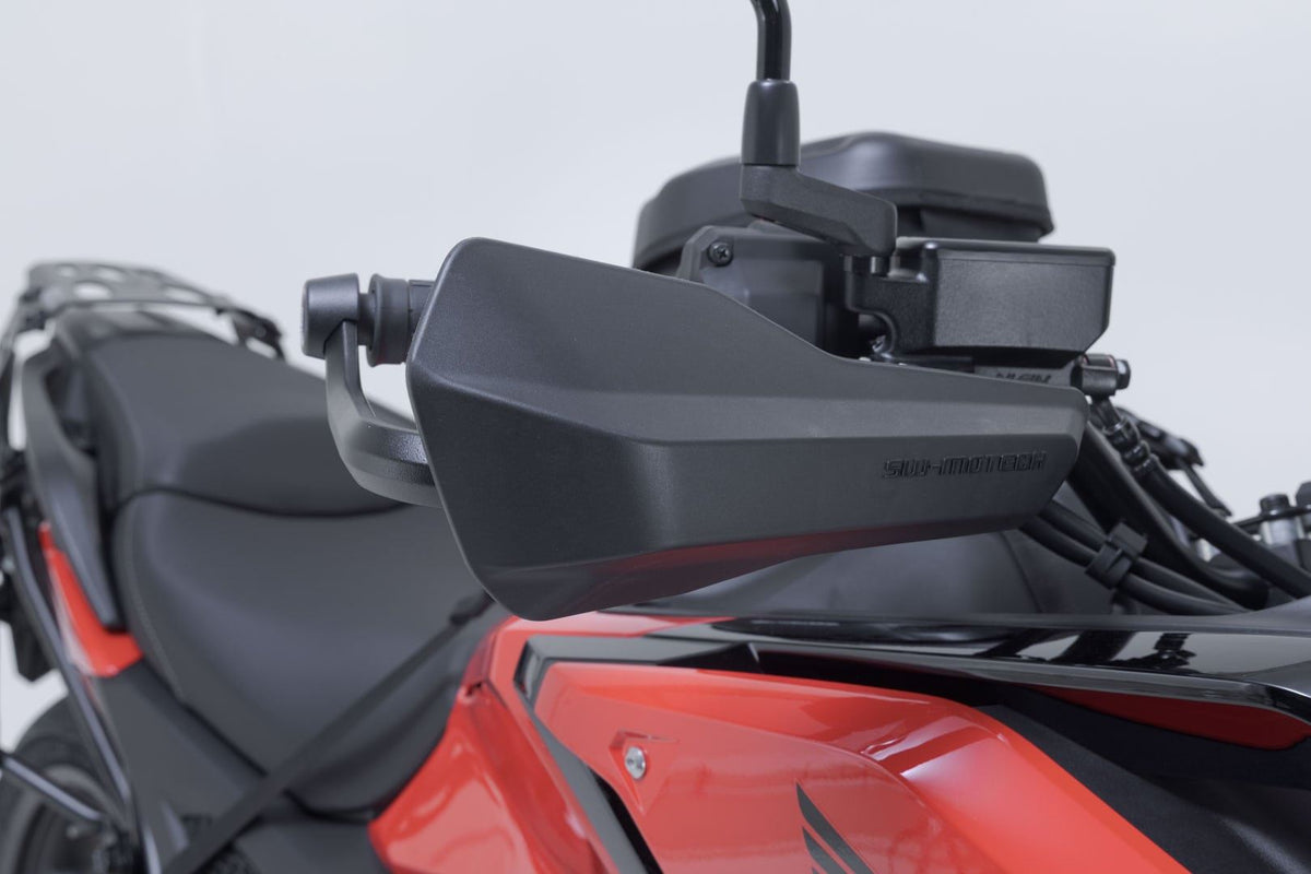 Sport handguard kit 22mm to 1 inch For hollow handlebars Black - SW-Motech UK