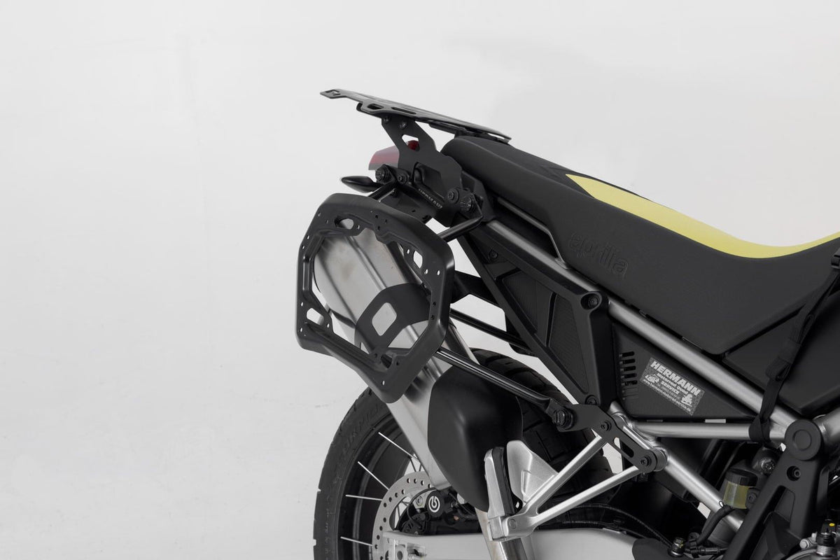 TRAX ADV Aluminium Case System 45/37 litre Aprilia Tuareg 660 (21-) Silver - SW-Motech UK