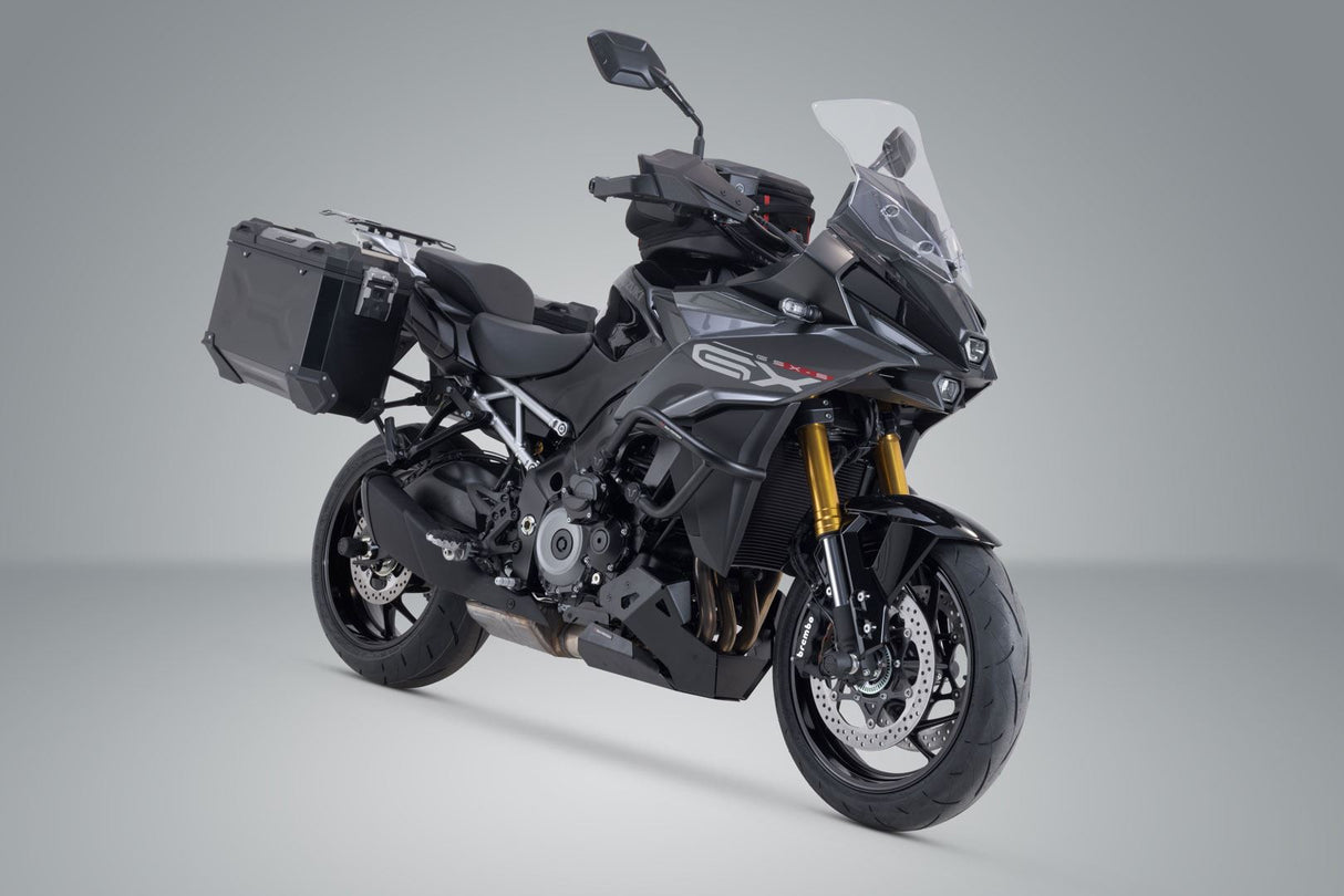 TRAX ADV aluminium case system Black. 37/37 l. Suzuki GSX - S1000GX (23 - ). - SW - Motech UK