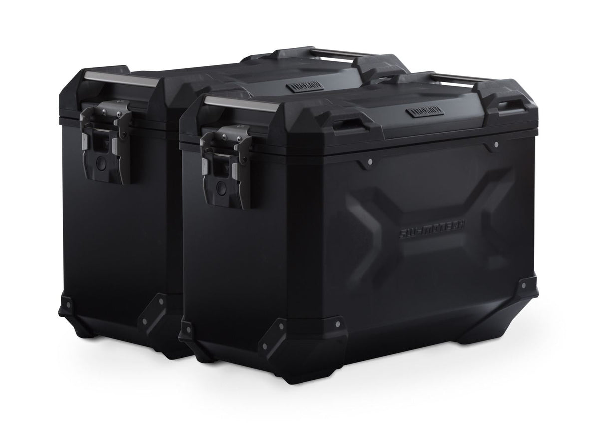 TRAX ADV aluminium case system Black. 45/45 l. Yamaha Tracer 7 / GT (25 - ). - SW - Motech UK