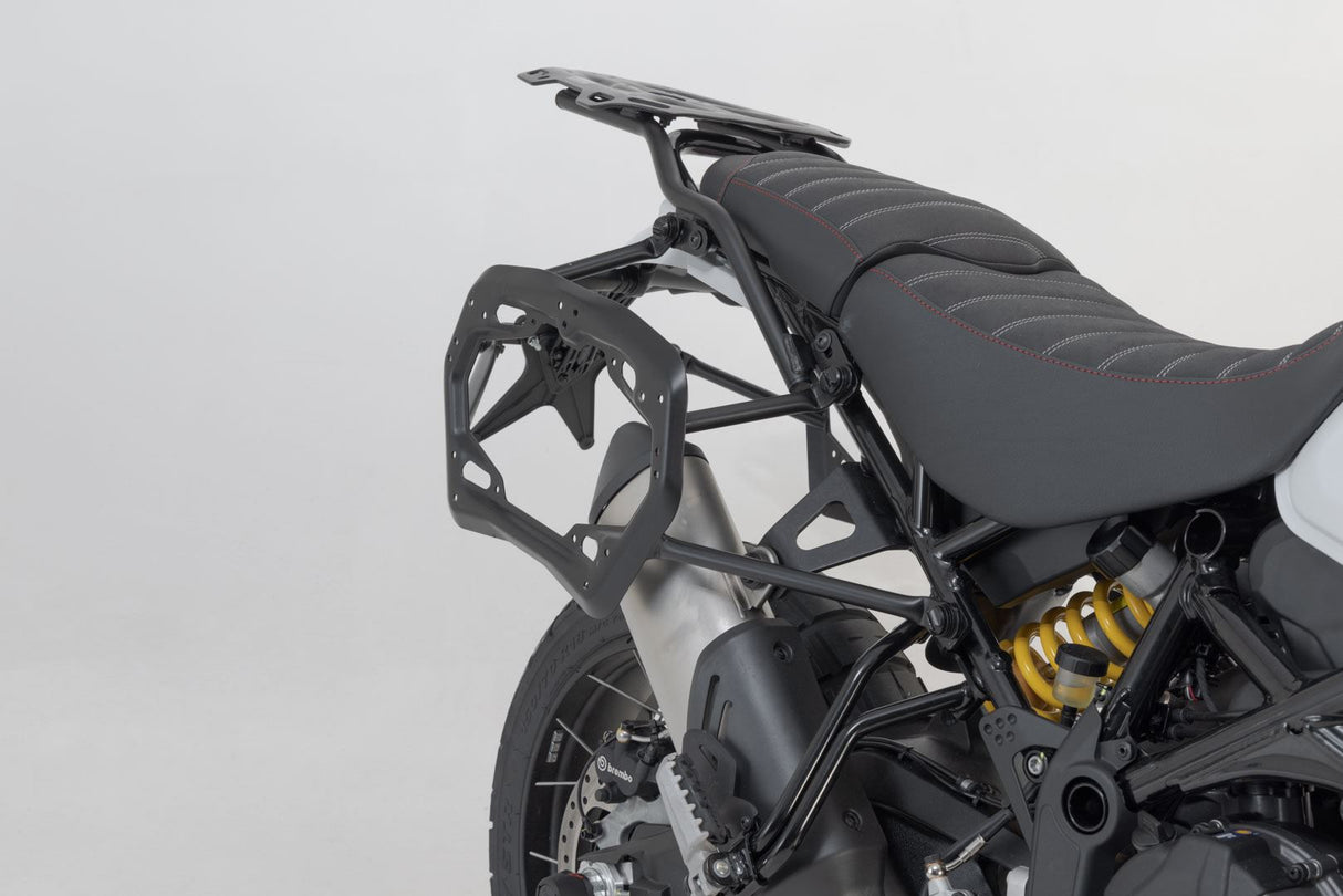 TRAX ADV aluminium case system Ducati DesertX (22 - ) 45/37 litre Black - SW - Motech UK