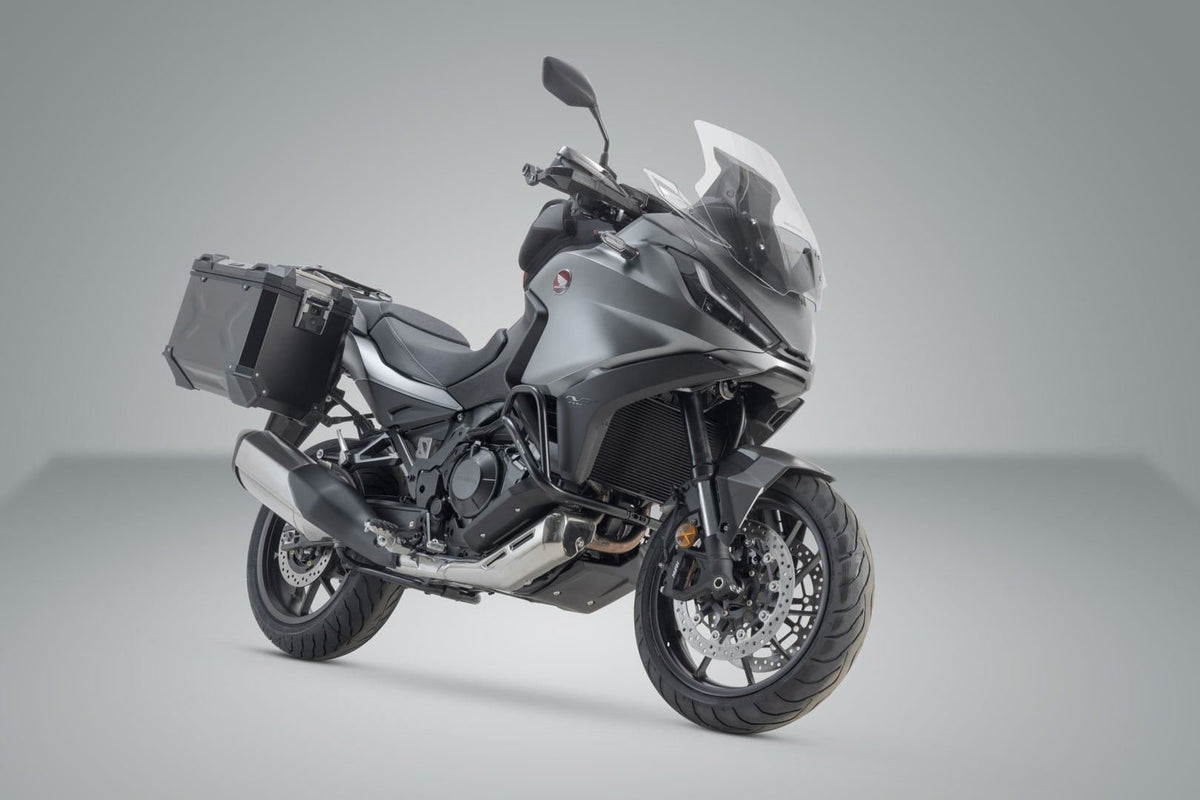 TRAX ADV aluminium case system Honda NT1100 (21-) 45/45 litre Black - SW-Motech UK