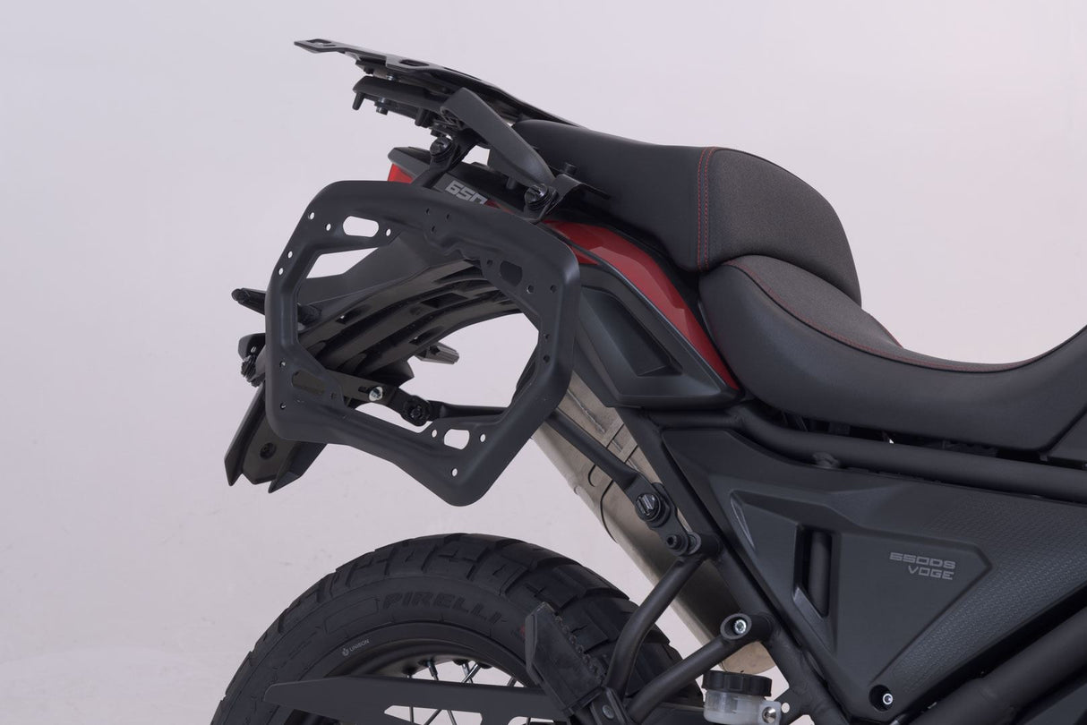 TRAX ADV aluminium case system Voge 650 DS/X (22 - ) 37/45L Silver - SW - Motech UK