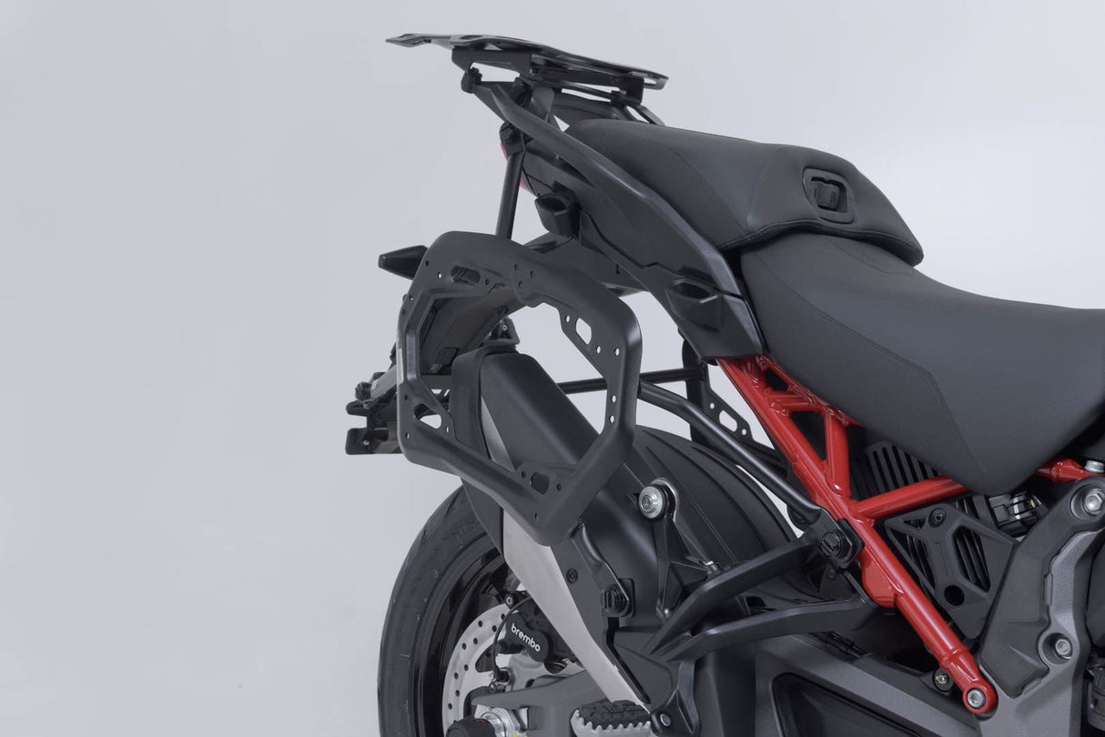 TRAX ADV aluminum case system Silver. 45/45 l. Ducati Multistrada V4 (20 - ). - SW - Motech UK