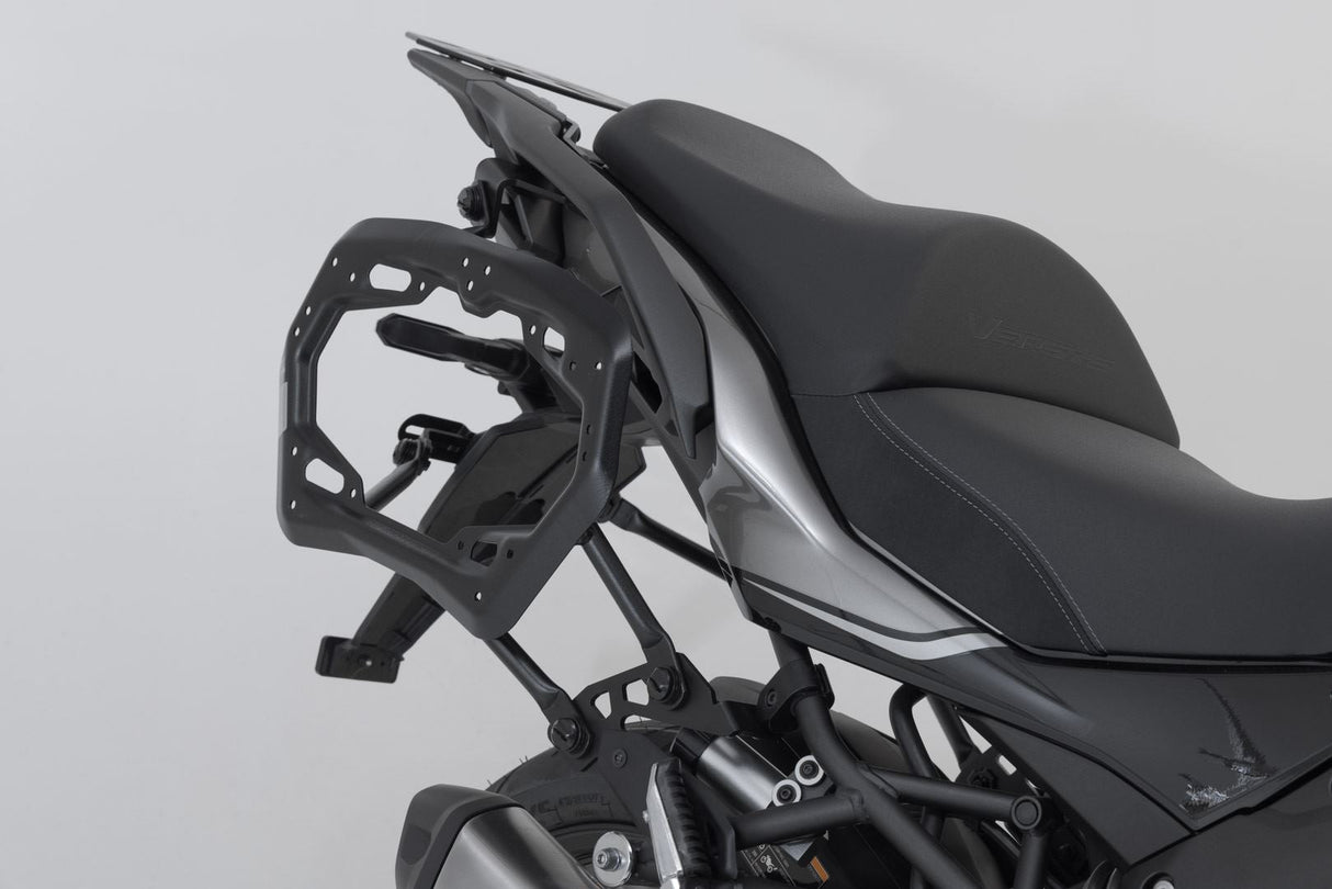 TRAX ADV aluminum case system Silver. 45/45 l. Kawa Versys 1000 / 1000 S (18 - ). - SW - Motech UK