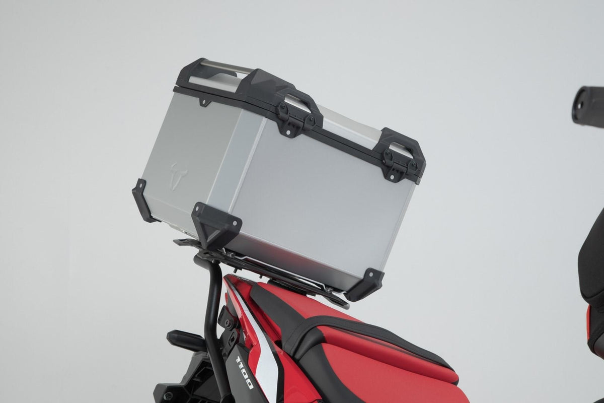 TRAX ADV Top Case System Honda CRF1100L Africa Twin (19-21) Silver - SW-Motech UK