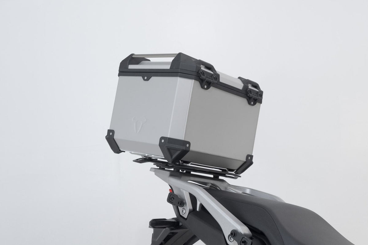 TRAX ADV top case system Suzuki V-Strom 800DE (22-) Silver - SW-Motech UK