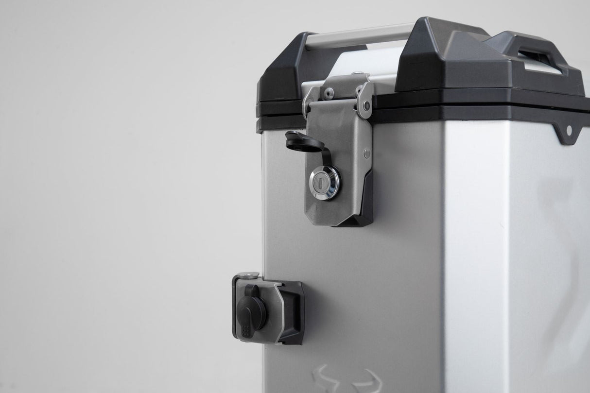 TRAX lock set with anti - theft protection EVO Anti - theft protection 9 matching locks, 2 keys - SW - Motech UK