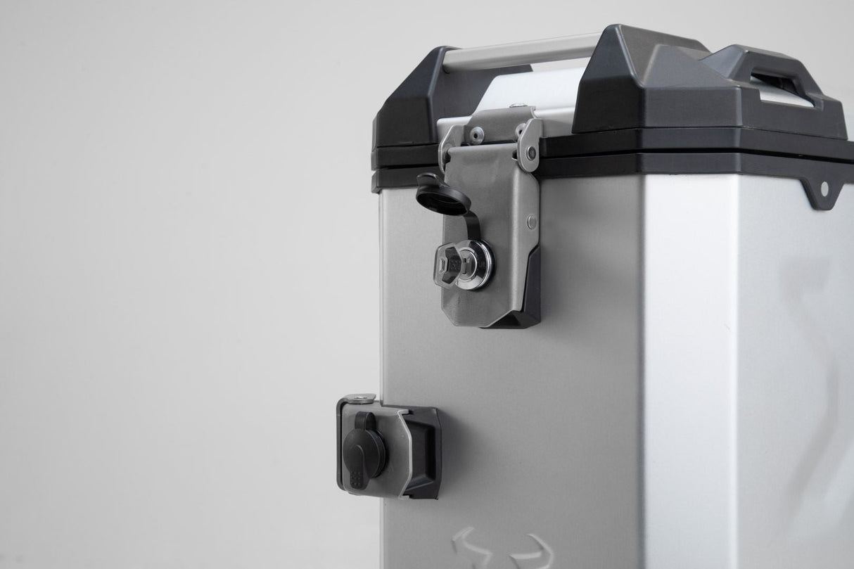 TRAX lock set with anti - theft protection EVO Anti - theft protection 9 matching locks, 2 keys - SW - Motech UK